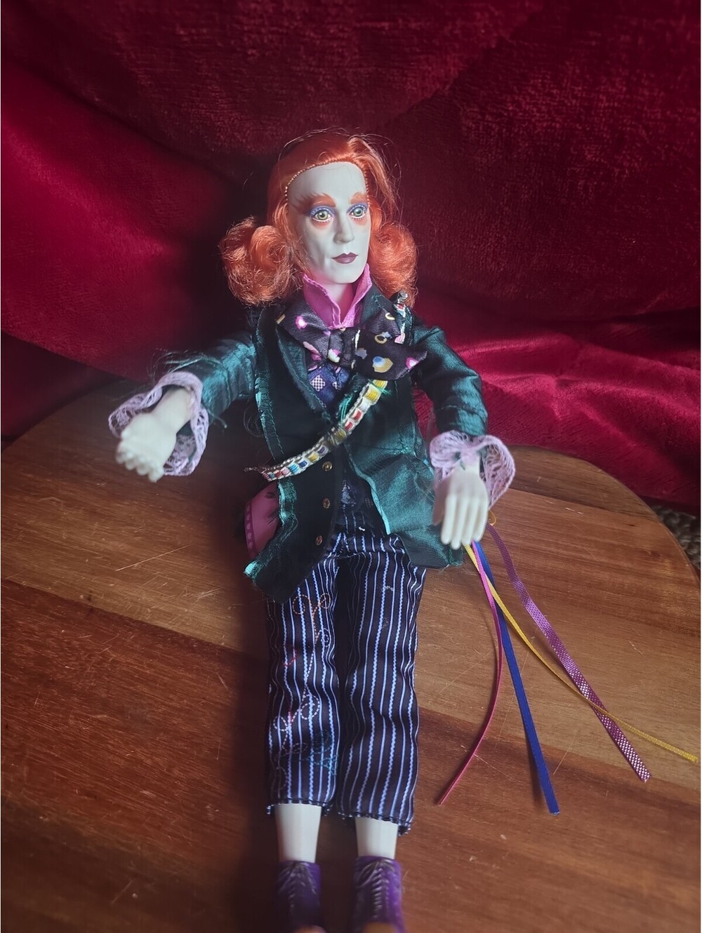 Disney Mad Hatter Doll- Alice Through the Looking Glass 2016 No Hat
